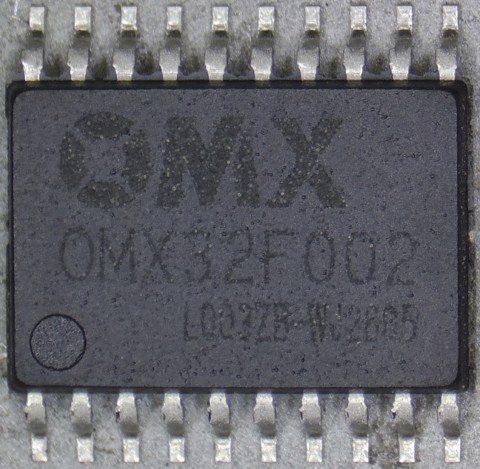 OMX32F002 自有型號感測器控制 MCU
